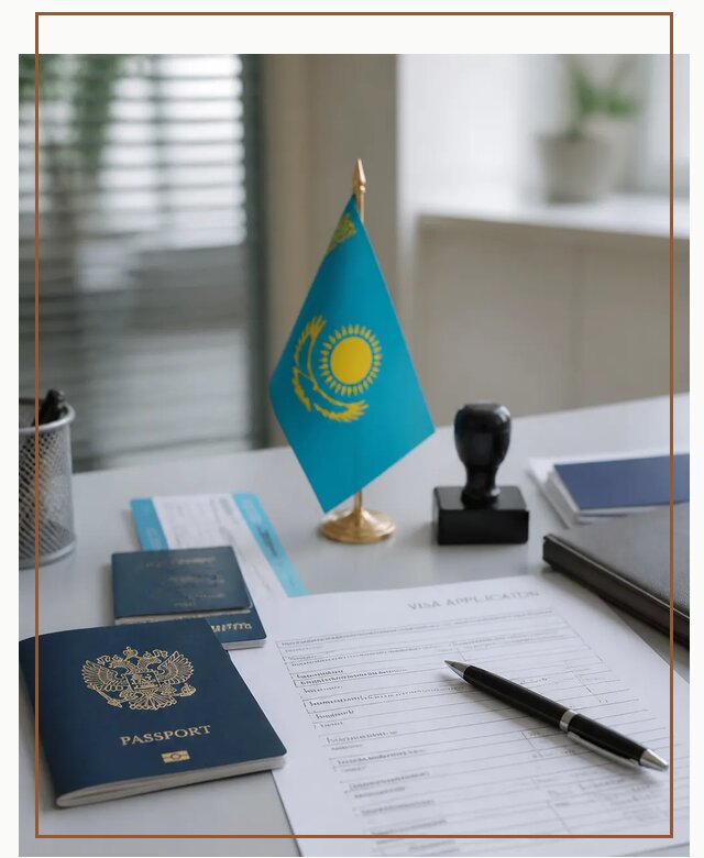 Оформление визы в Казахстан для поездки и работы в Губкине