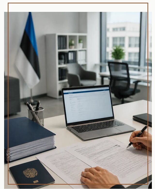 Оформление ВНЖ в Эстонии для переезда и легального проживания в Губкине
